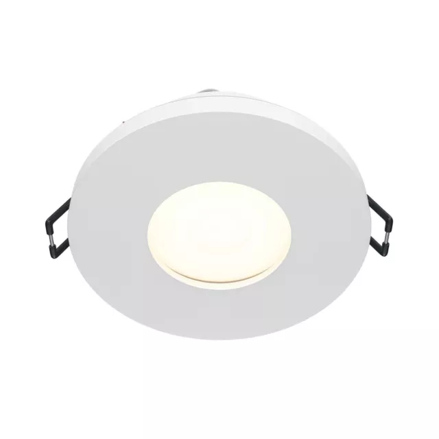Einbauleuchte Deckenlampe Wohnzimmerlampe 1 flammig rund GU10 weiß D 8,4 cm