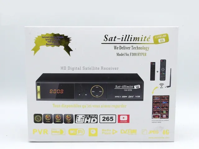 SAT-ILLIMITE F300 Hyper 5 ans IPTV