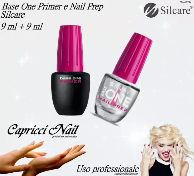 Mini Kit Ricostruzione Unghie Gel Silcare Primer + Nail Prep Nail Art