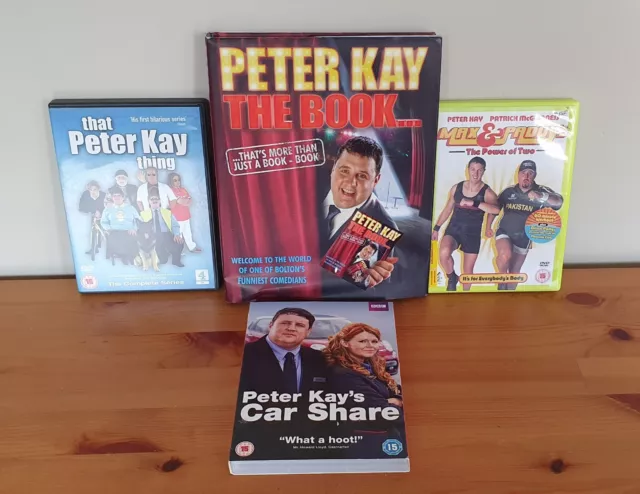 Peter Kay DVD And Book Bundle Car Share Max And Paddy