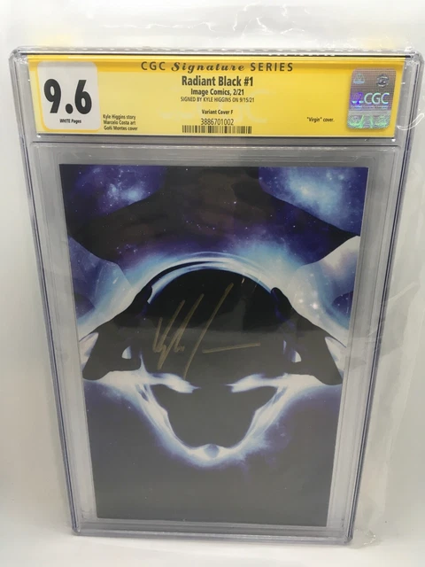 RADIANT BLACK #1 CGC 9.6 SS GONI MONTES VIRGIN VARIANT COVER F Image Comics 2021