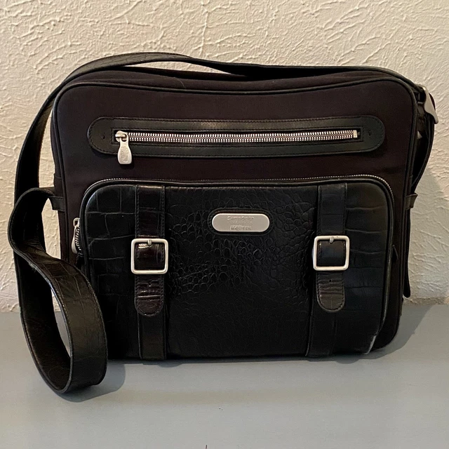 Samsonite Black Label Alexander McQueen Messenger Laptop Computer Bag Padded