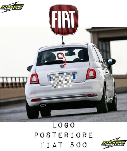 Accessori Personalizzati Auto Adesivo 3D Logo Fiat Per Volante 500 - Emblema Tridimensionale Ricambio Decorazione Volante Fiat - 10