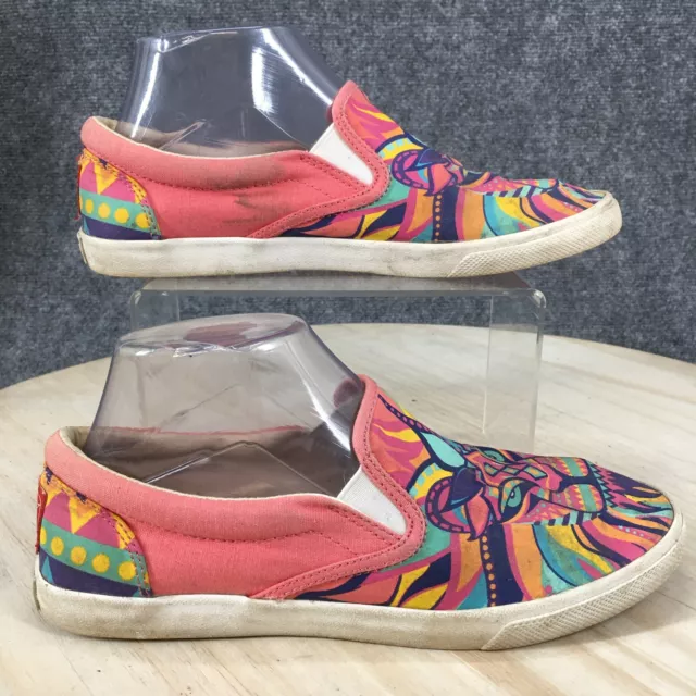 Bucketfeet Shoes Womens 8 Wild Casual Comfort Slip On Loafer Multicolor Fabric 2