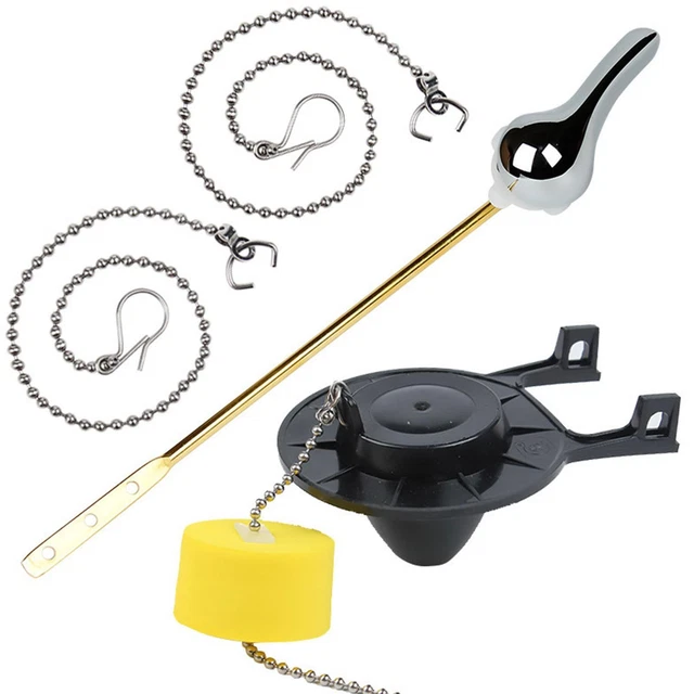 TOILET FLAPPERS FLAPPER chains and toilet handle lever PicClick