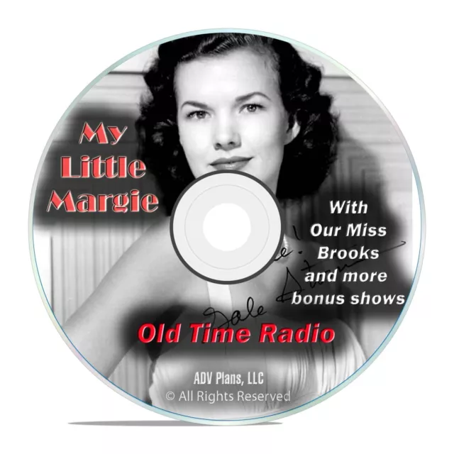 My Little Margie, 971 Classic Sitcom Comedy Old Time Radio Shows OTR, DVD CD G06