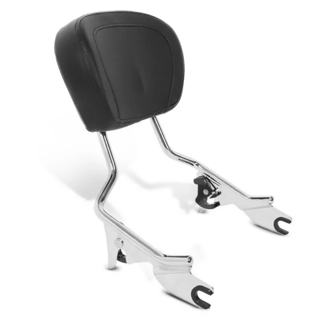 Sissy Bar detachable pour Harley Davidson Modèles 2009-2023 chrome