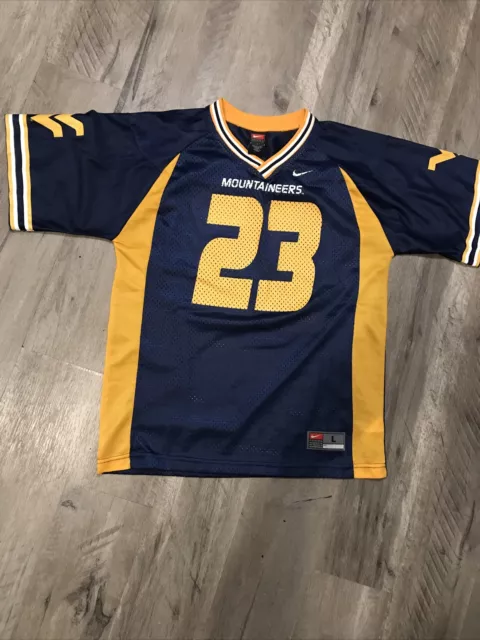 Maillot vintage années 2000 Nike alpinistes West Virginia Grand 23