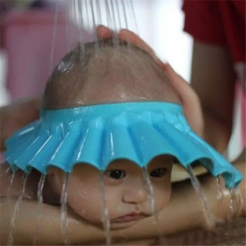 Adjustable Baby Kids Children Shampoo Bathing Shower Cap Hat Wash Hair Shield*_* 3