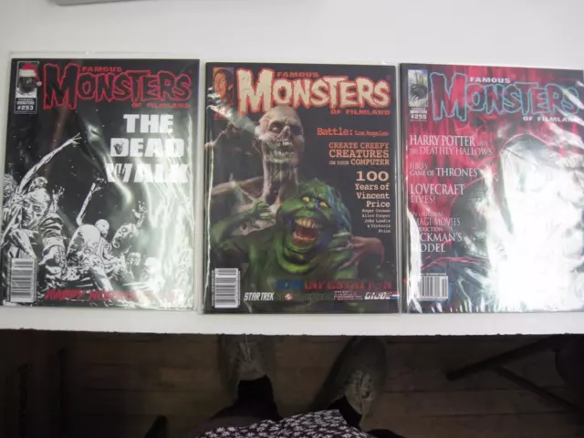 Famous Monsters of Filmland 253 254 255