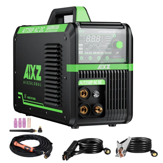 AIXZ 4 in 1 Welding Machine 250 Amp Aluminum TIG Welder MMA / AC /DC / Pulse Tig