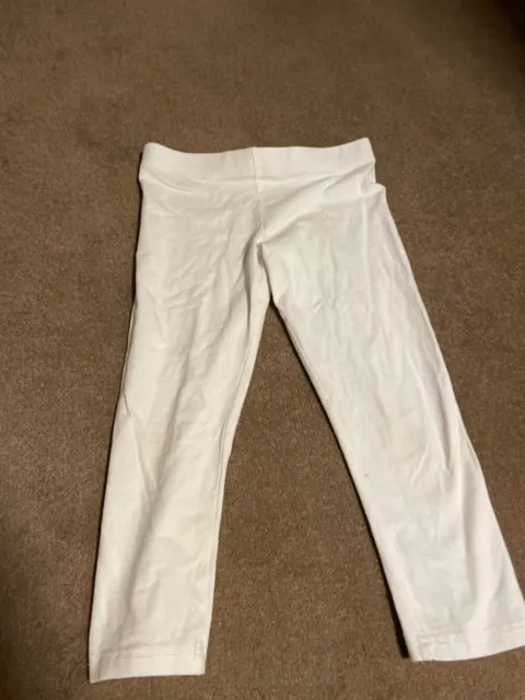 Girls white leggings age 7 to 8 years old from Primark