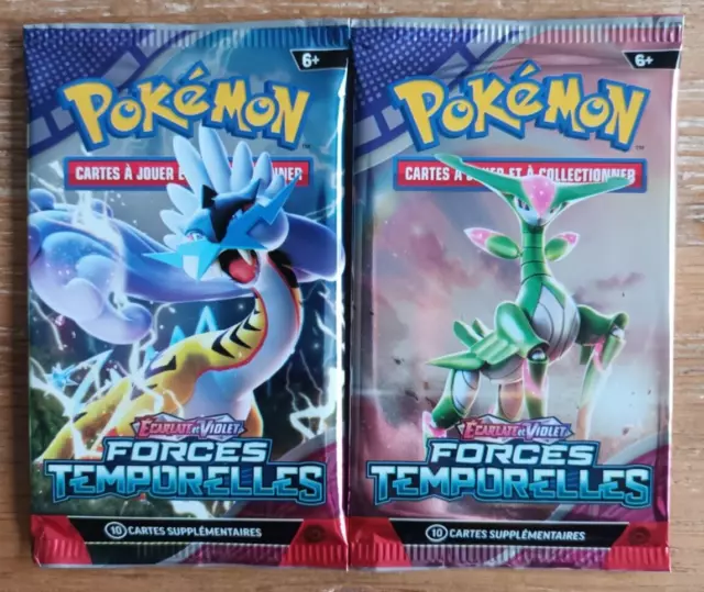 2 FR Pokemon Boosters - E&V Temporal Forces - Random Model