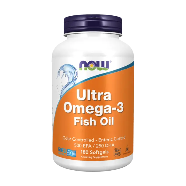 NOW Foods - Ultra Omega 3 (180 Weichkapseln)