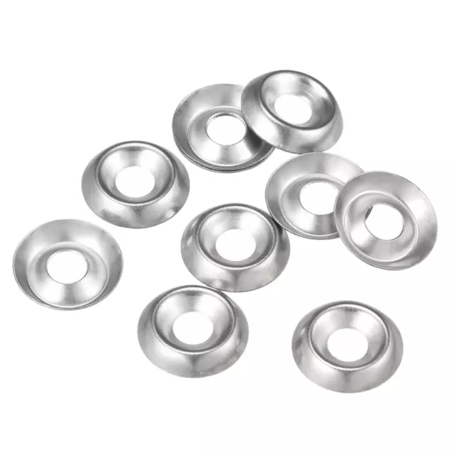 #8 304 Stainless Steel Cup Washer Countersunk for Screw Bolt 50pcs