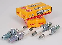New NGK Standard Spark Plug BR6HS10, 1090 Set of 4 Spark Plugs