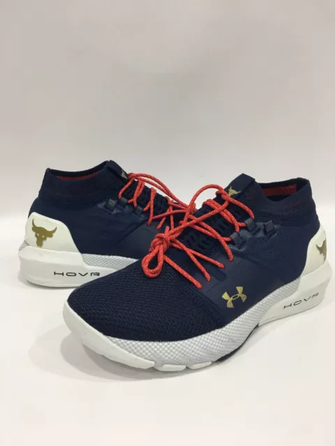 Under Armour Project Rock 2 USA Navy Women's Sz 9 Training Shoes  3022398-402 NEW