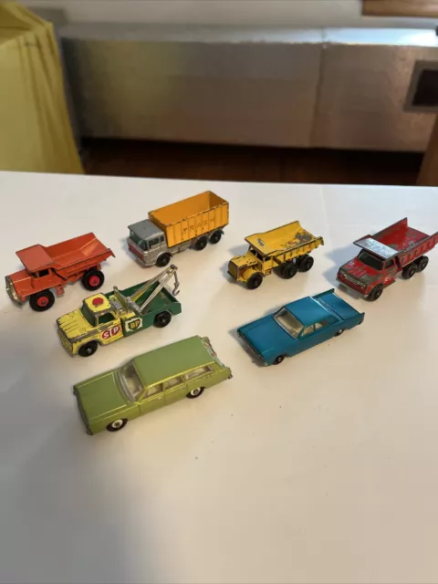 Vintage Lesney Matchbox Car And Truck Lot