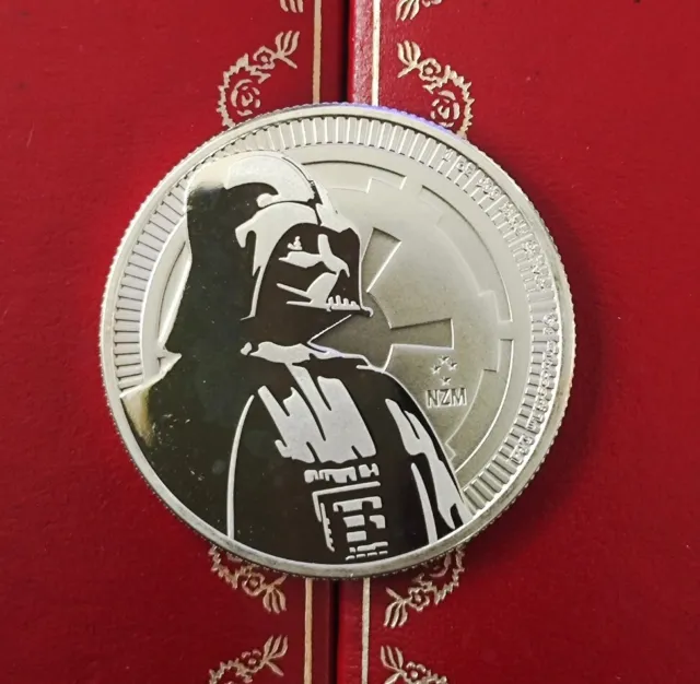 NIUE 2 Dollars Argent 1 Once Star Wars Dark Vador 2017