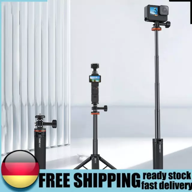 2in1 Selfie Stick Tripod Durable Extendable Tripod Stand for DJI Osmo Pocket 3 D