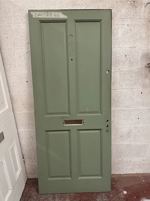 Hardwood 4 Panel Victorian Front Door