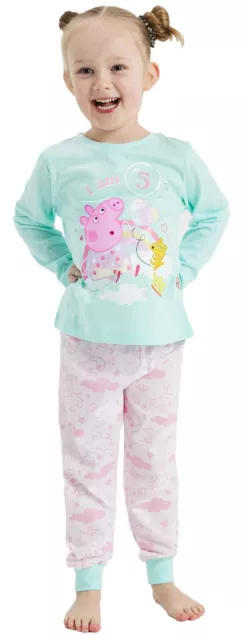 Personalised Peppa Pig Birthday Pyjamas Official Peppa Pig PJs 12 Mth-6Years