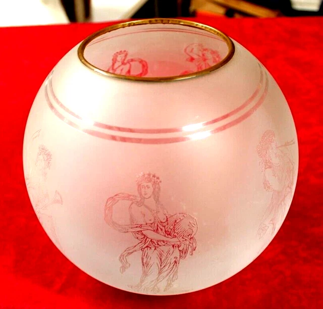 GRAND GLOBE OU Tulipe en verre de Lampe à Pétrole ou à Huile EUR 19,00 - FR