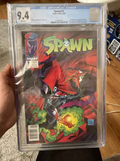 Spawn #1 (Image Comics, May 1992) FIRST PRINT NEWSSTAND EDITION!!