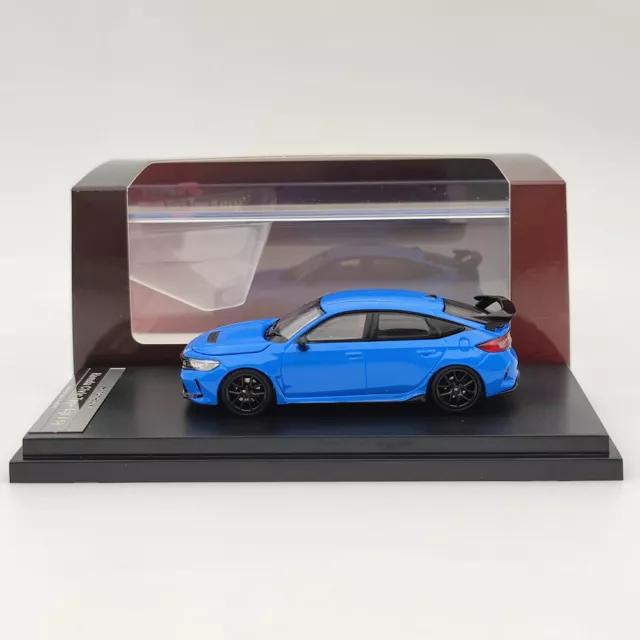 MOTORHELIX 1/64 Honda Civic Racing Blue Type R (FL5) Pearl M85302 Diecast Models