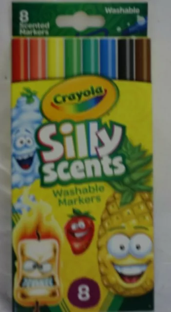 Crayola Silly Scents Slim Markers, Washable Scented Markers For
