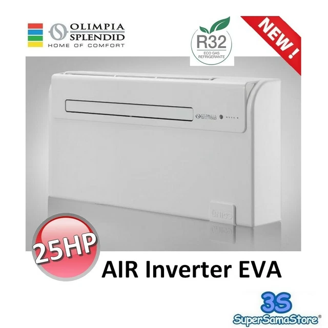 3S Unico Air 25 Hp Eva Climatiseur Olimpia Splendid Pompe À Chaleur Froid Chaud