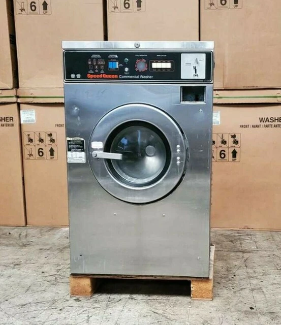 SPEED QUEEN COINOP Front Load Washer, 20lb, Model SC20MD2YU60001