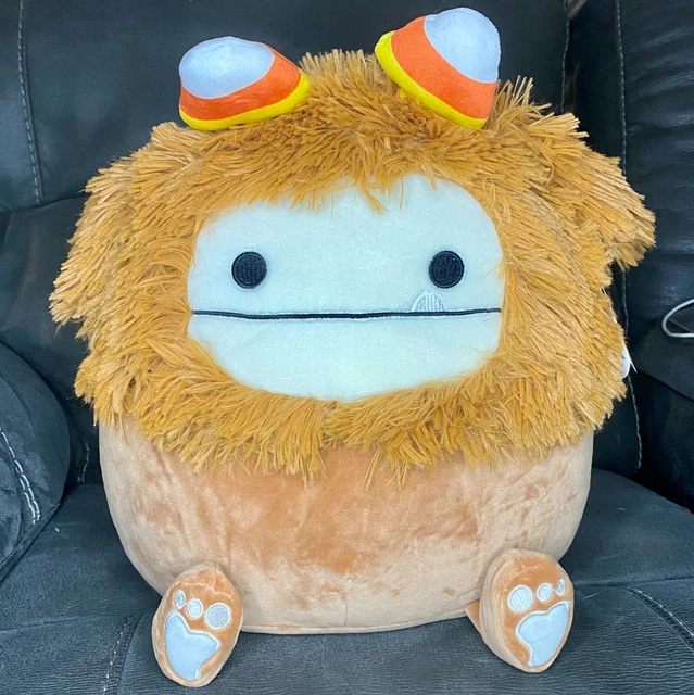 SQUISHMALLOW 12& BENNY Bigfoot Candy Corn Antenna Plush NEW Halloween