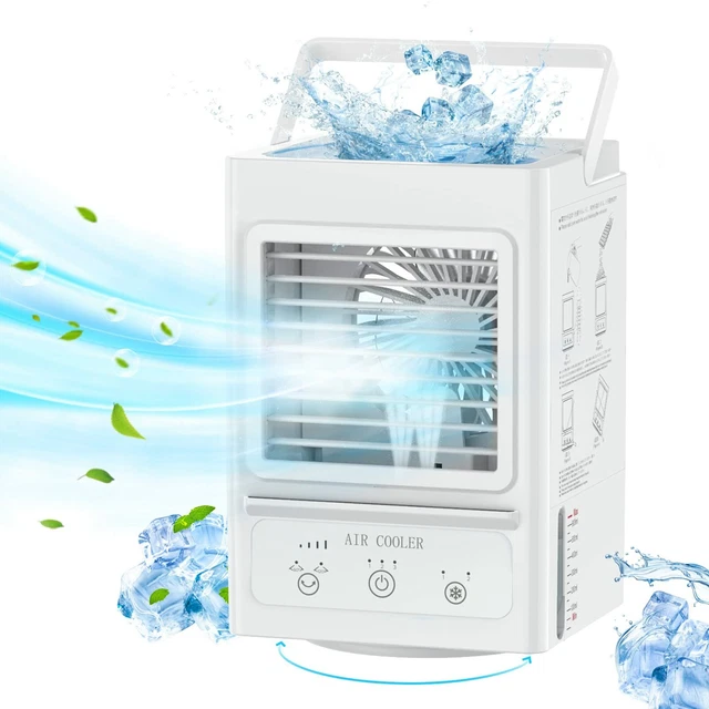 Portable AC 5000mAh Portable Air Conditioner with 700ml Tank 3 Wind Level