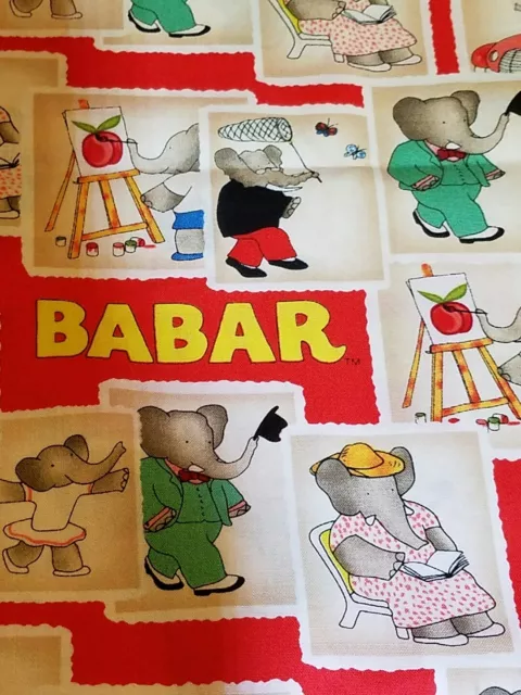 Embroidered Personalized STANDARD Pillowcase Babar 3