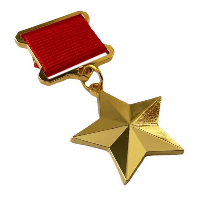 Hero of the Soviet Union Gold Star Highest Soviet Medal USSR Gift WW2 Award New