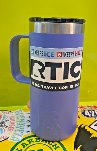 RTIC 16oz Coffee Cup Tumbler Mug Cold/Hot Vacuum Insulated Stainless NEW in BOX