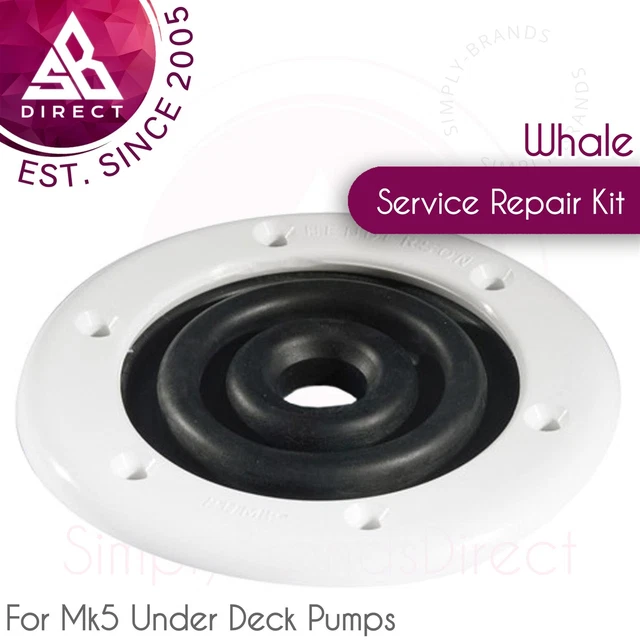 Whale DP9905 Pont Plaque Service Réparation Kit │ Pour Mk5 Sous Pont Tennis