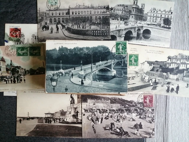 Gros lot de 600 cartes postales anciennes !!! Lot 4