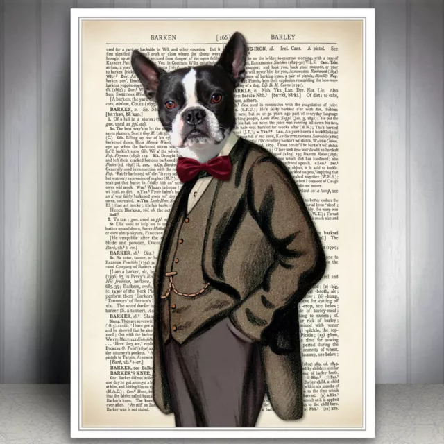 Hipster Animal Print Chihuahua Head On Human Body Dictionary Page