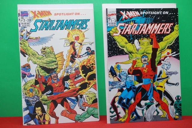 X-MEN Spotlight On Starjammers (1990 Marvel Comics) # 1& #2 Set  Unread NM+