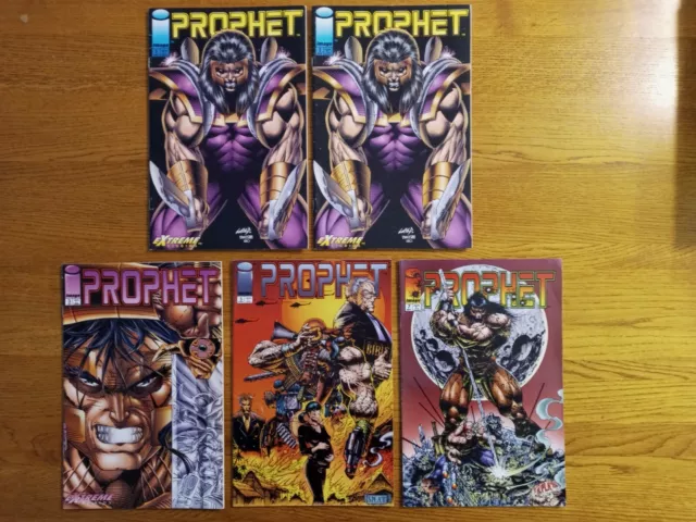 Prophet # 1 (X2) 3 5 7 Lot Of 5 Image Comics 1993 Liefeld Movie Jake Gyllenhaal