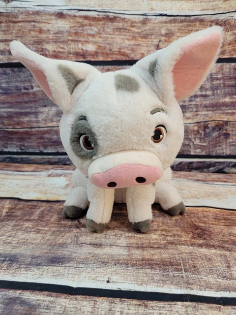 Disney Store Moana Pua Pig Medium Plush 13" Seated Super Soft & Super Cute!!