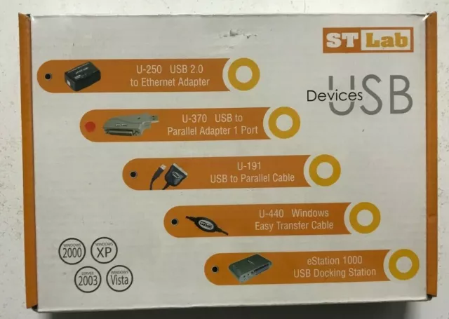 U-370 USB to Parallel Adaptateur 1STLab Neuf