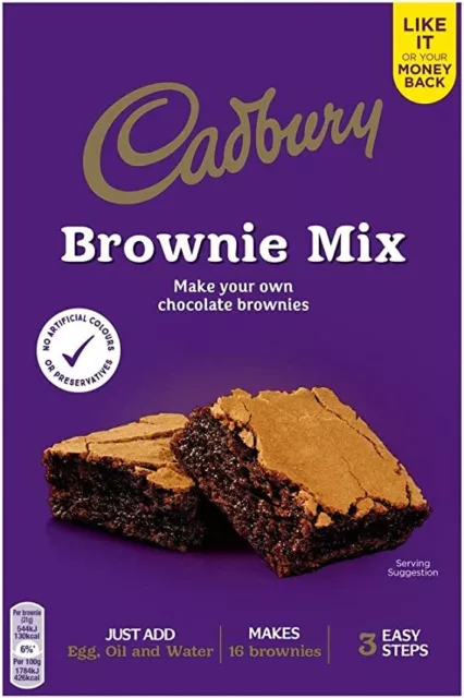 Cadbury Brownie Cioccolata Calda Miscela Con Patatine Cioccolata Al Latte 350 g