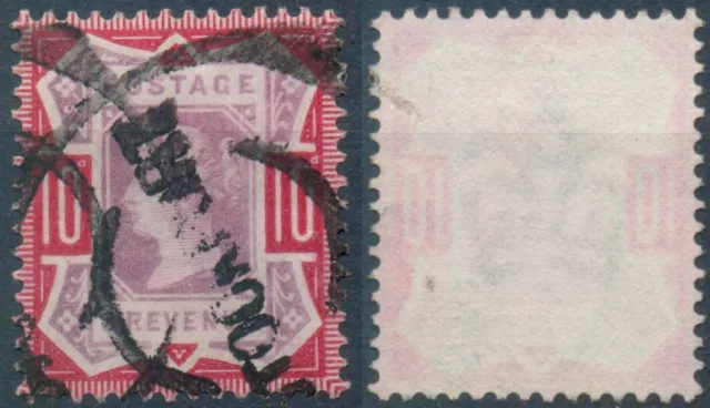 Großbritannien, Mi.Nr. 96 gestempelt, Königin Victoria, 10 Pence, Ten Pence