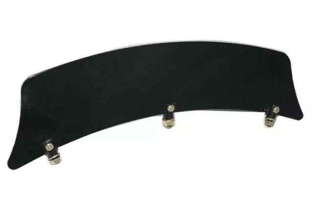 Se adapta a Royal Enfield BSA Universal Fit Mudguard Número Placa Acero Negro