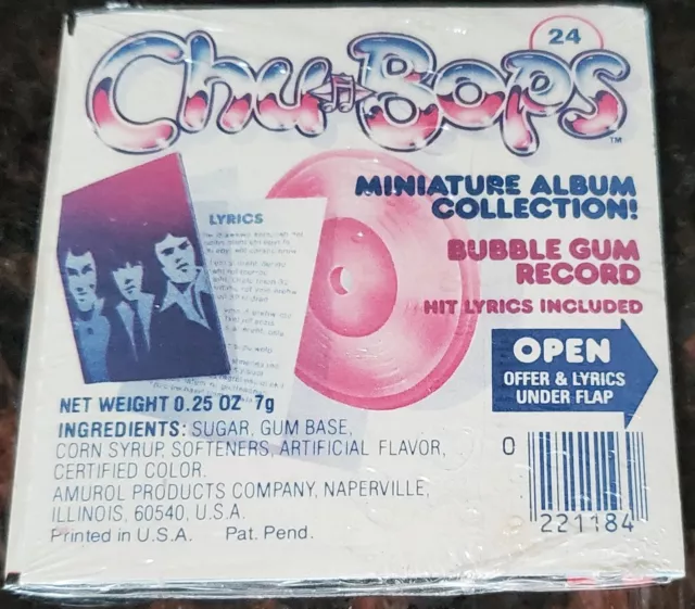 1981 Gary Numan Telekon Chu Bops Gum Record + Lyrics #24 2