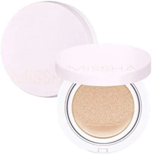 Missha Magic Cover Cuscino Fondotinta Duratura Spf50+/pa+++, 21 Beige Chiaro 15 g,
