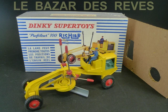 Dinky Toys Supertoys N°886 - Niveleuse Profileur Richier - France, Métal/plastique